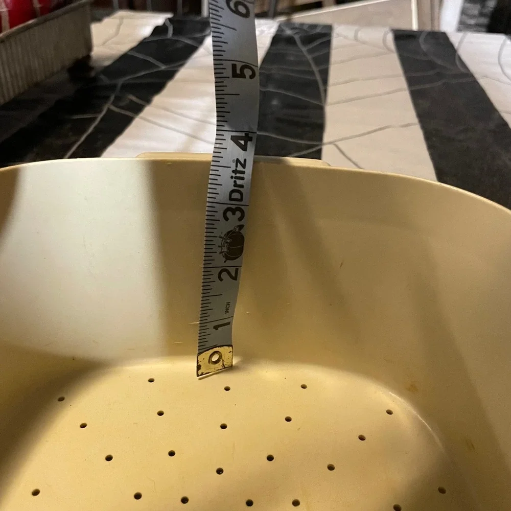 Vintage Tupperware Colander Strainer Kitchen Prep Produce‎ Washing Container
